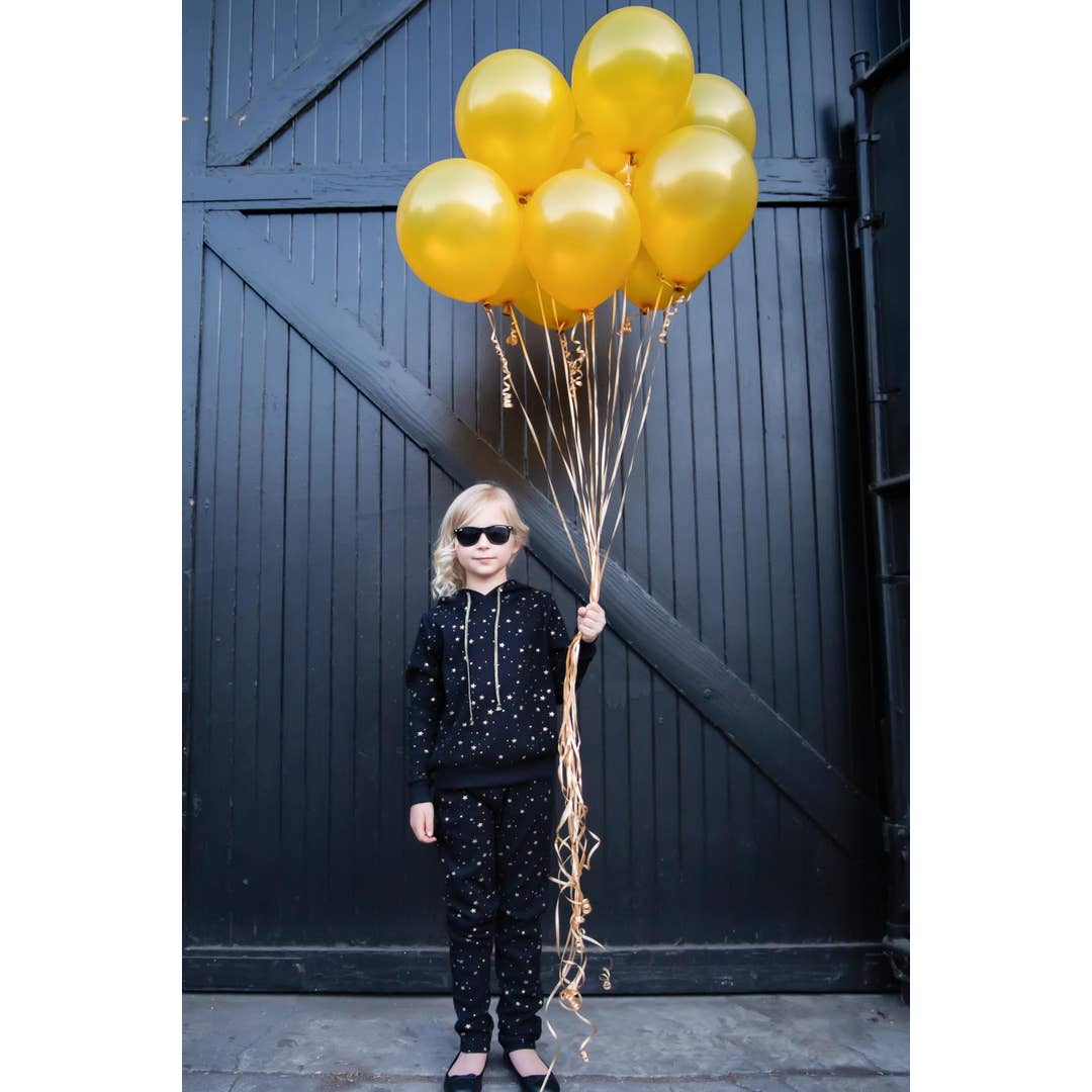 Chia Mini Jogger - Sort Stjerne - Piger for engroshandel hos Eva Franco