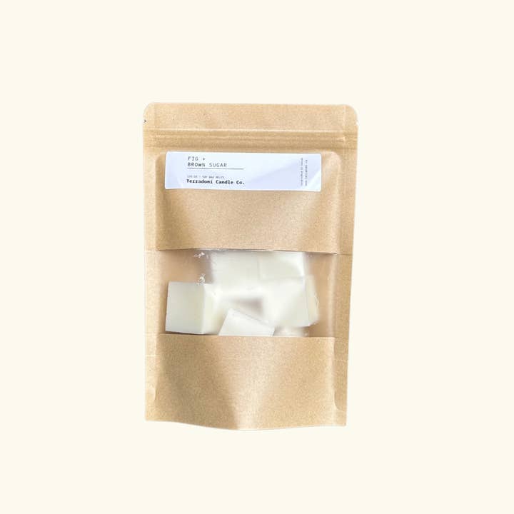 Fig + Brown Sugar Soy Wax Melts for wholesale by Terradomi Candle Co.