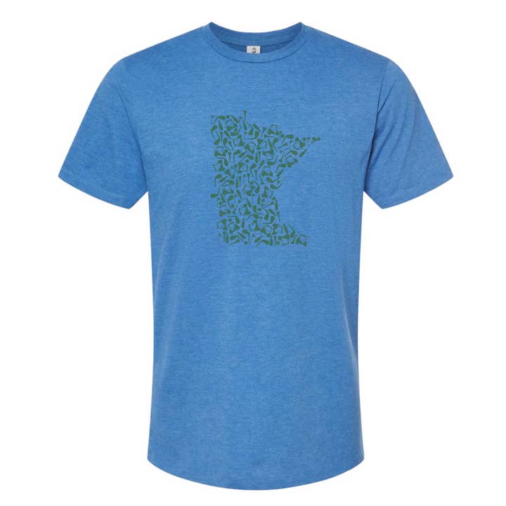 Minnesota Awesome – wholesale Screen printed t-shirt – unisex – Golf Icons Minnesota T-Shirt8