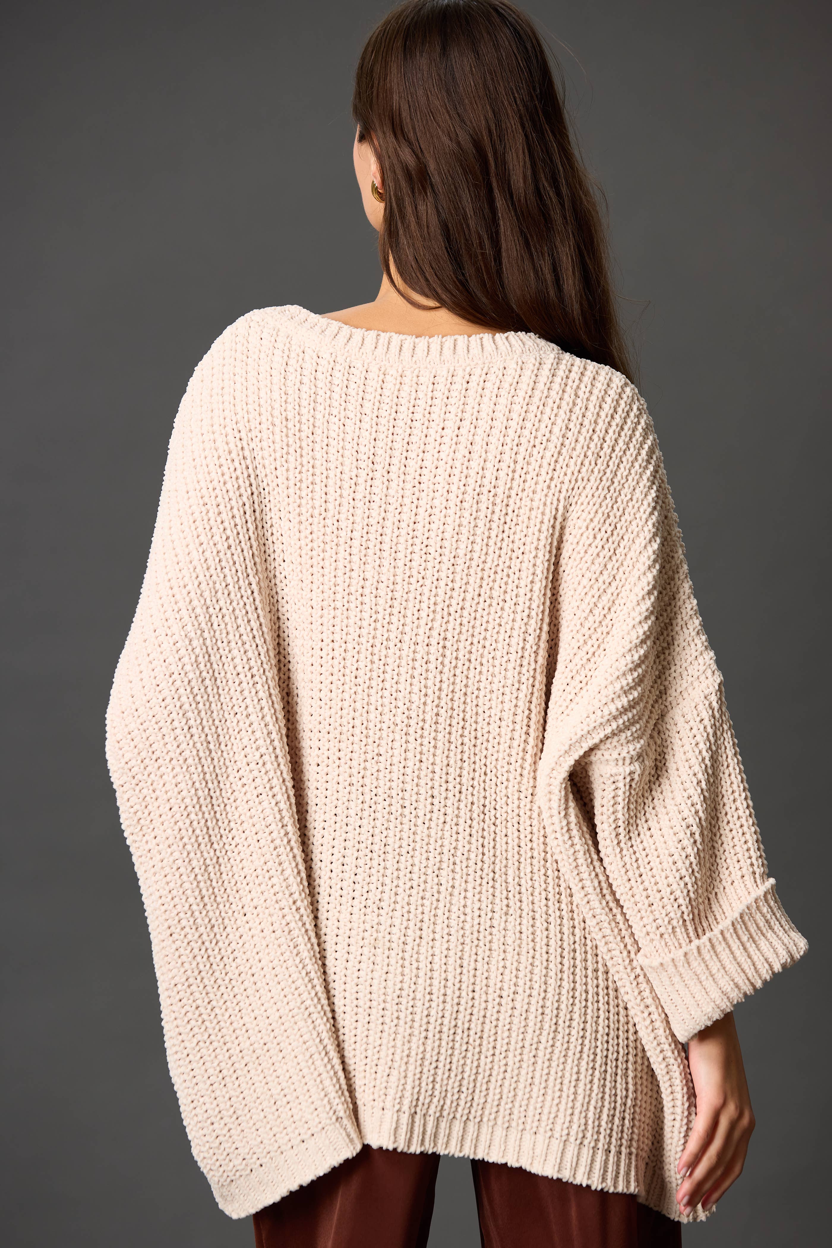 Before You Collection - Vente Pull tunique – femme - Pull oversize en chenille12