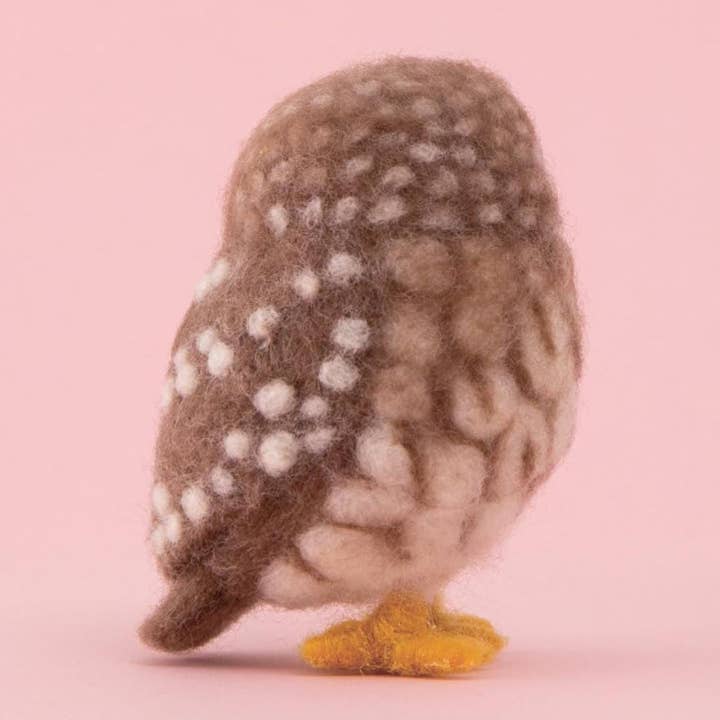 「FUNJI」In Japan - Wholesale DIY Craft Kit - Hamanaka Needle Felting Kit: Northern White-Faced Owl DIY1