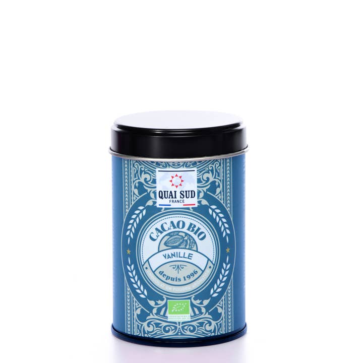 QUAI SUD - Wholesale Hot Cocoa Mix/Kit - ORGANIC LEAN COCOA VANILLA FLAVORED POWDER POP BOX 250 g