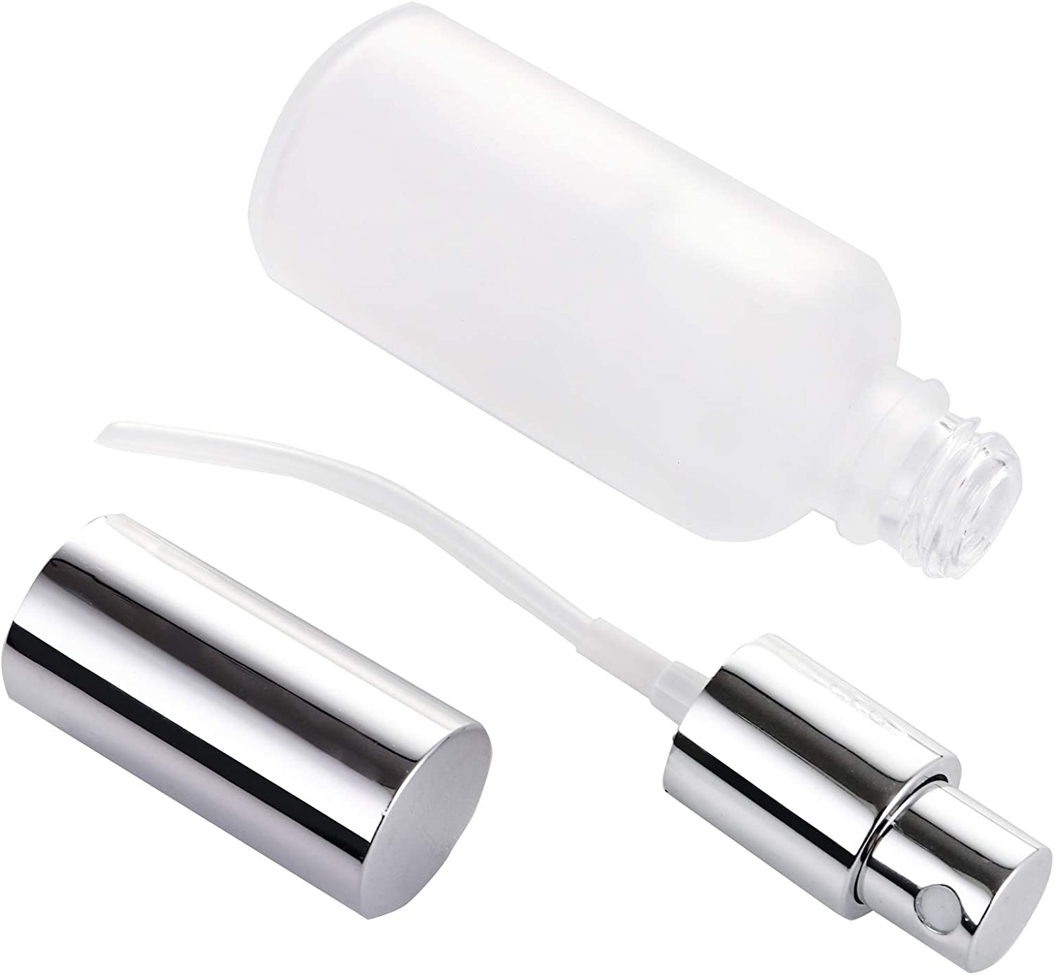 The Black Butterfly - Wholesale Spray Bottle - Luxe Frosted Clear Glass Fine Mist Bottles 2oz2