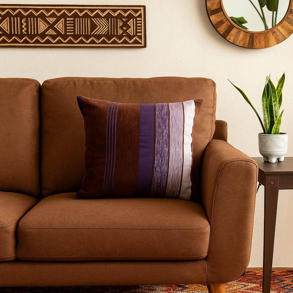 Etnico del Mondo – Capa de almofada decorativa por atacado – Capa de Almofada Étnica Algodão Seda Sabra Mão Marrocos0