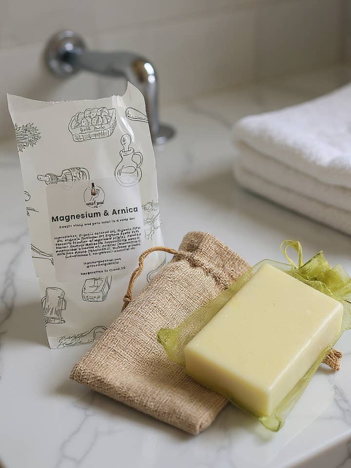 Biologische Magnesium Geitenmelkzeep – Verzachtend & Hydraterend voor wholesale door The smel gud shop