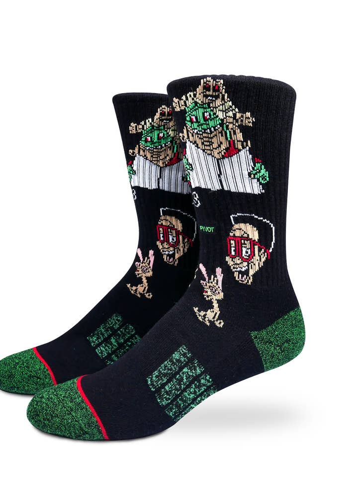 Zwart Vervelende sokken uit de jaren 90 voor groothandel op Faire0