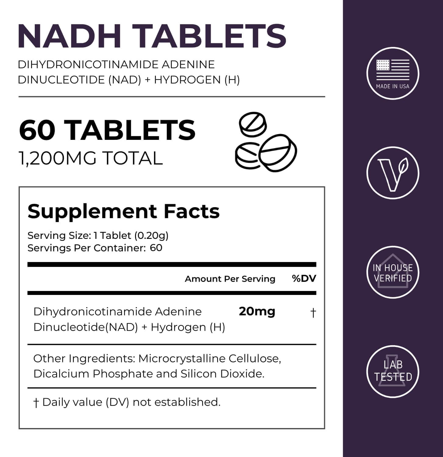Neurogan Health - Vente Supplément oral/vitamine - Comprimés de NADH1