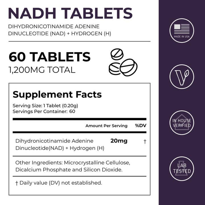 Neurogan Health - Vente Supplément oral/vitamine - Comprimés de NADH1