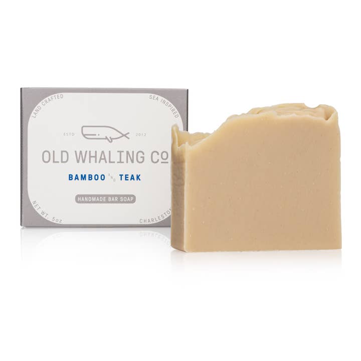 Bamboo & Teak Bar Soap for wholesale by Old Whaling Company