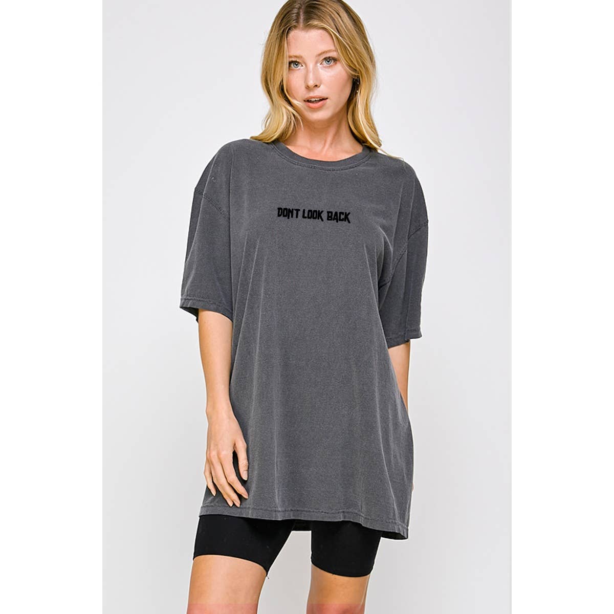 Illustrated Society - Wholesale T-Shirt (Graphic) - Women's - DO NOT LOOK BACK LEOPARD VINTAGE GRAPHIC OVERSIZED TEE5