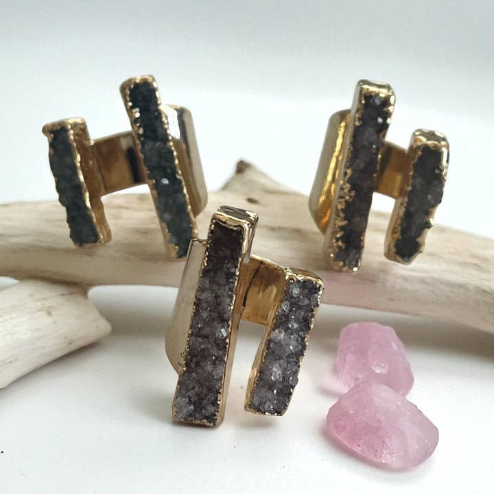 jools & joplin - Wholesale Cocktail/Statement Ring - Summer's Eve Split Ring1