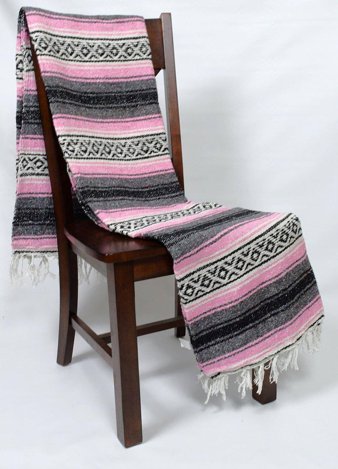 West Path – Engroshandel Tæppe – Mexicanske tæpper lyserød serape - Picnic | Lejr | Yoga | Strand1