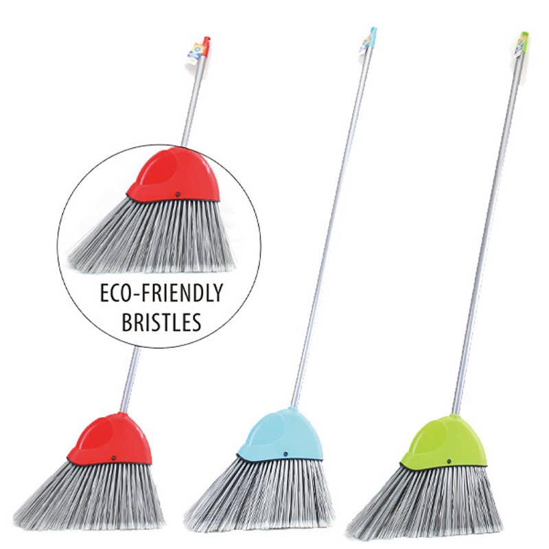Deluxe Import Trading - Wholesale Broom - Fresh Start Plastic Broom Large Angle0