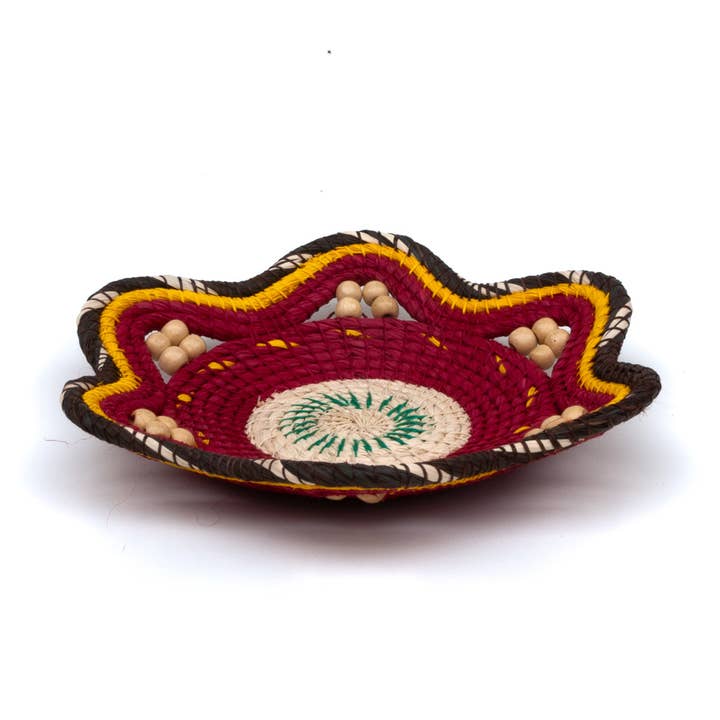 Amazon Ecology - Vendita all'ingrosso Decorazioni da tavolo - CESTINO DECORATIVO PER WINE SPRITZER, COMMERCIO EQUO E SOLIDALE, REALIZZATO A MANO DA AMAZON PERUVIANA ARTISANSKET - Commercio equo e solidale2