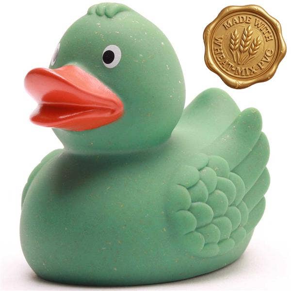 Wheat Rubber Duck - green - Rubber Duck for wholesale by Duckshop