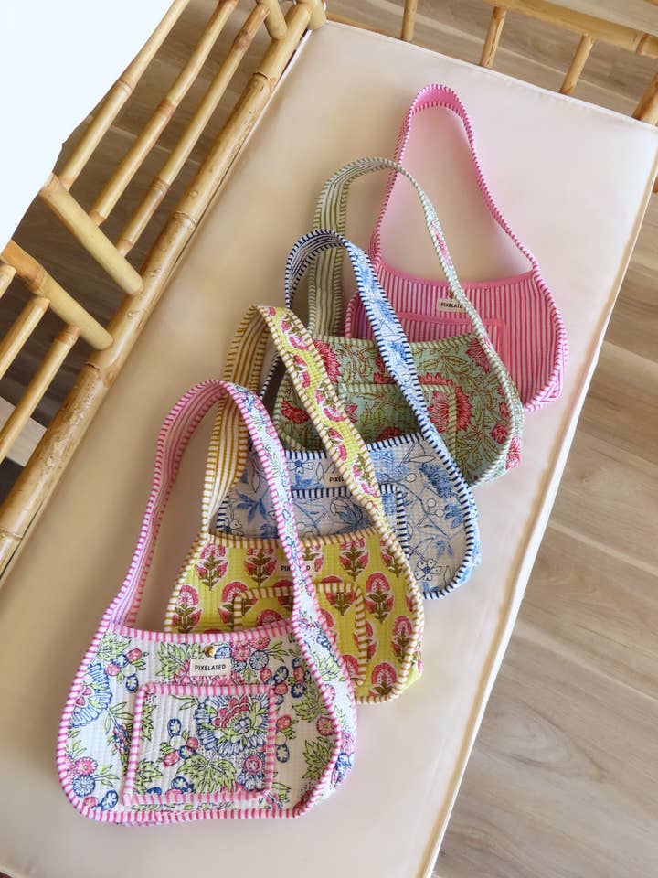 Quilted Shoulder Bag by Pixelated for wholesale by Pixelated The Label