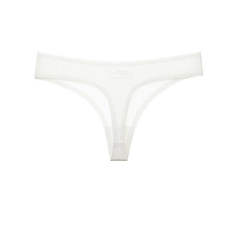 FurDecoration - Wholesale Underwear - Women's - Solid Color Low Waist Sexy Thong Briefs Underwear Panty10
