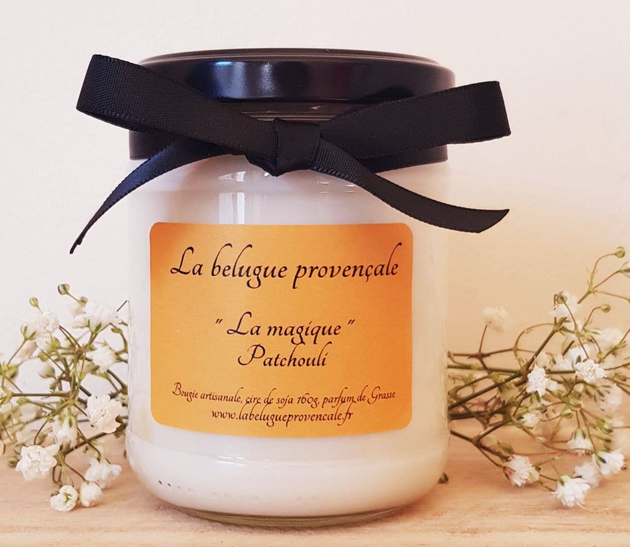 La belugue provençale - Wholesale Jar/Filled Candle - Patchouli candle “The magic”0