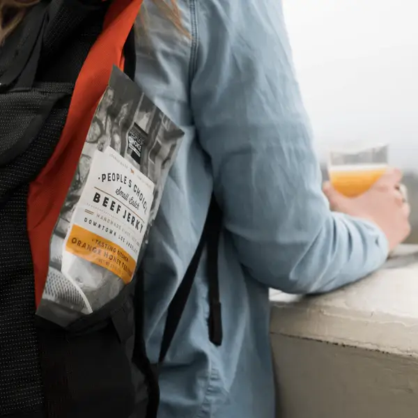 People's Choice Beef Jerky - Wholesale Jerky - Test Kitchen - Orange Honey Teriyaki Beef Jerky 2.0oz2