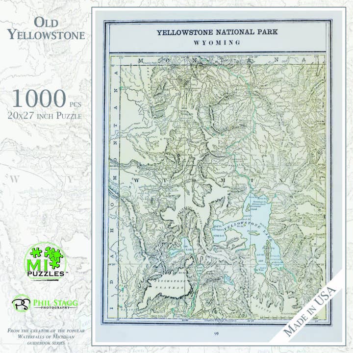 Old Yellowstone - Puzzel 1000 stukjes voor wholesale door Phil Stagg Photography