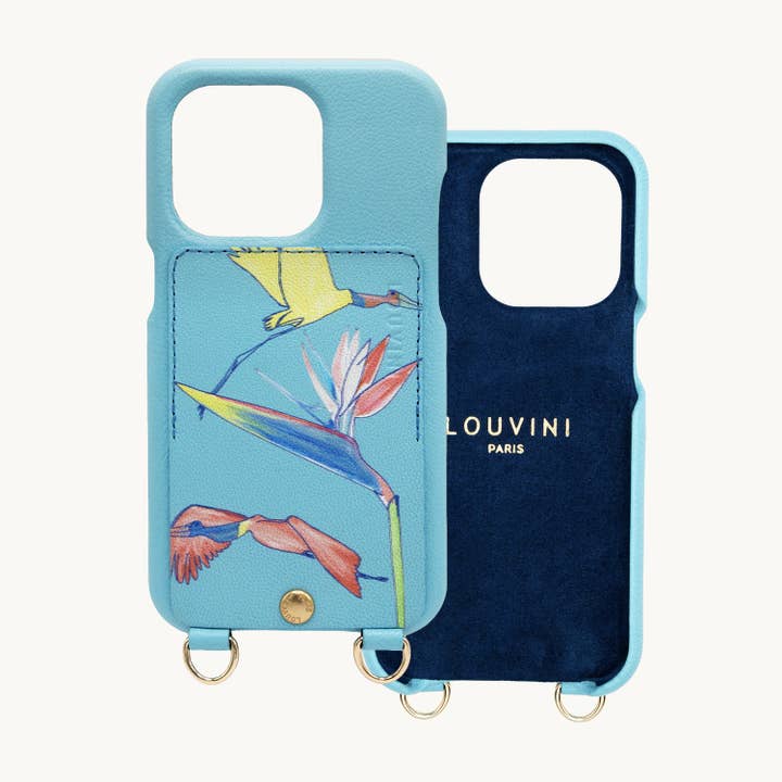 ÉDITION SPÉCIALE : ETUI LOU X FILIPE JARDIM - TURQUOISE for wholesale by Louvini Paris