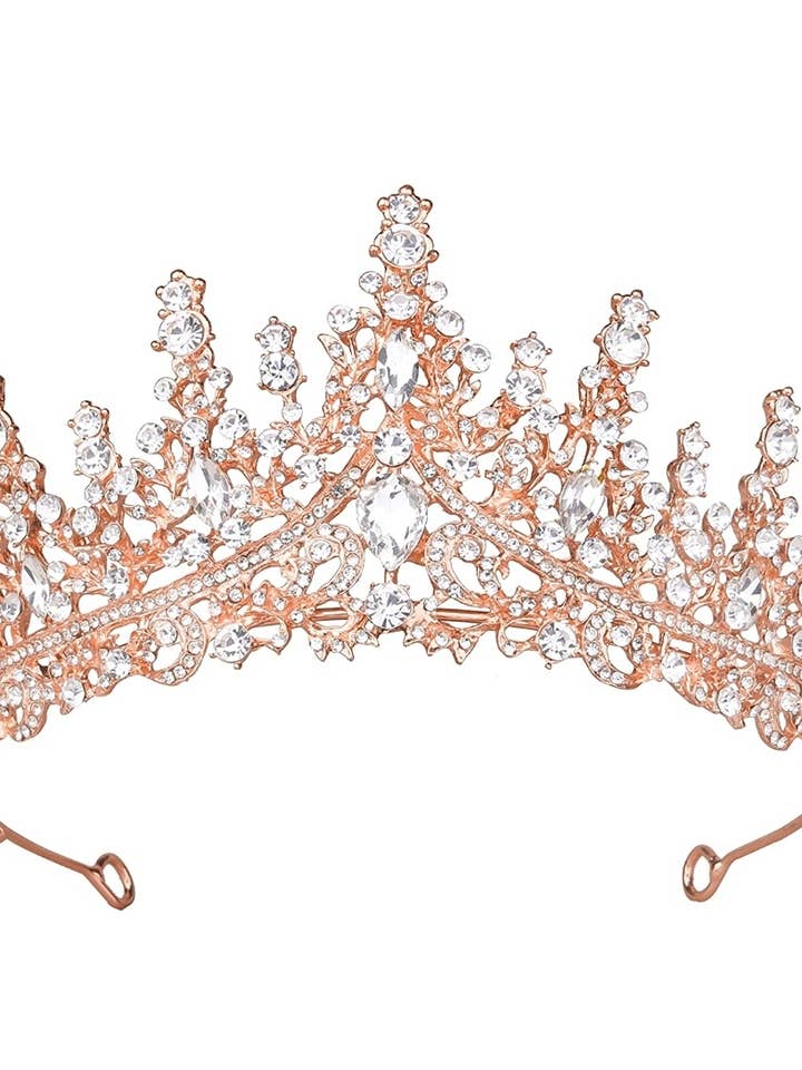 Tiaras y coronas de cristal para mujer Tiaras de boda para novia para venta al por mayor de Happy Dream Gifts