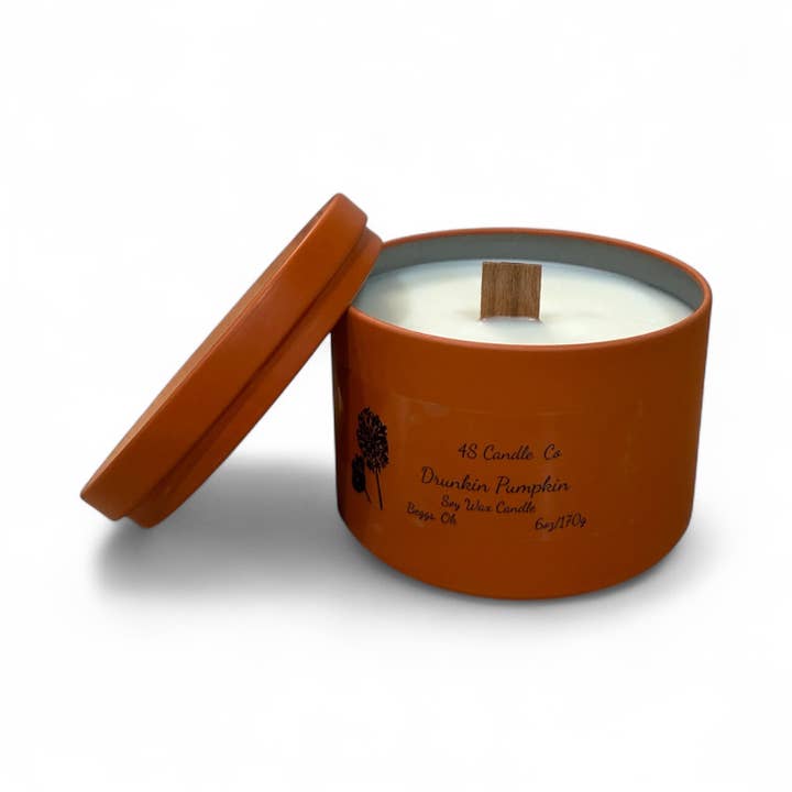 4S Candle Co - Wholesale Jar/Filled Candle - Tin Soy Wax Candle (Variety of Colors)2