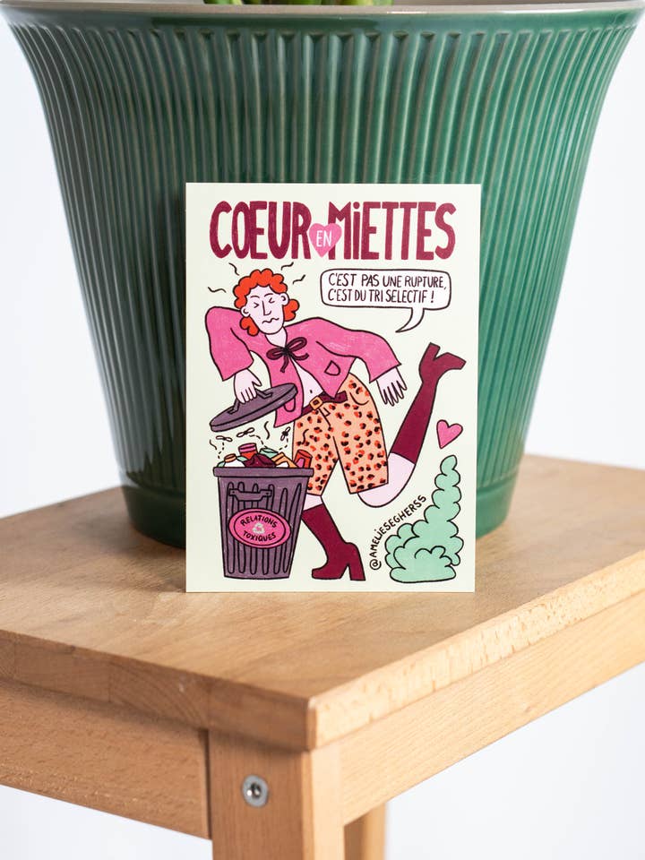 Krossat Hjärta Kort - Toxisk Relation för wholesale av Amélie Seghers