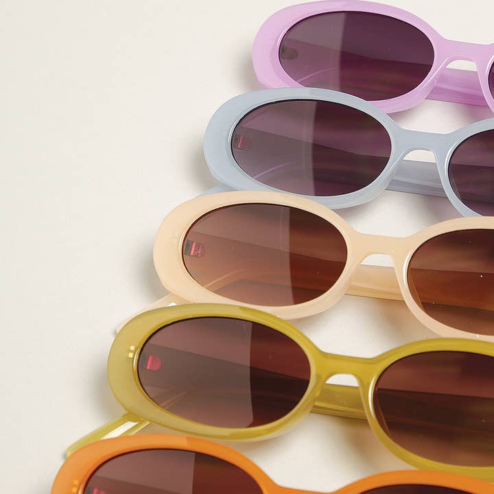 ASSORTED Women's Oval Classic Sunglasses for wholesale on Faire