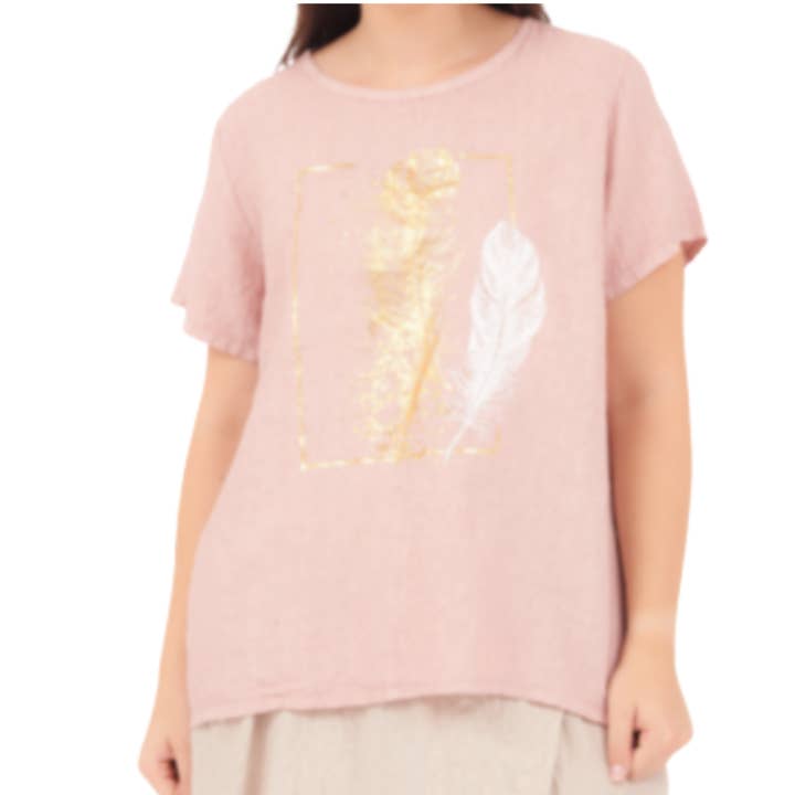 6744 Rosa Vera May Italian Cotton Top for wholesale by VeraMay