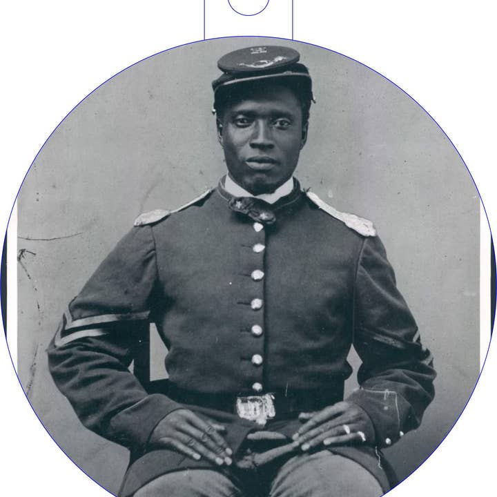 BMS BIZ - Wholesale Ornament - Civil War Buffalo Soldier Christmas Ornament