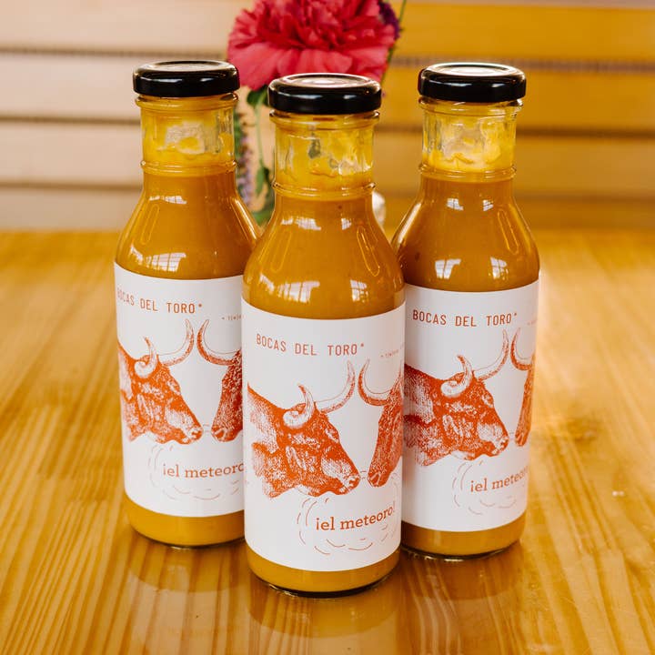 ¡El Meteoro! | award-winning sauces - Wholesale Hot Sauce - Bocas del Toro Orange Sauce (12 oz)0