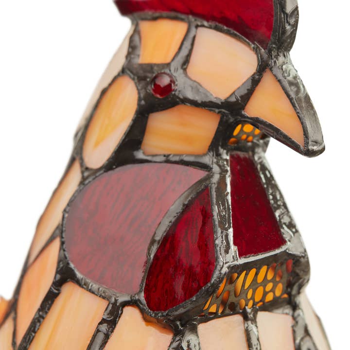 River of Goods - Wholesale Accent/Desk Lamp - 15"H Tiffany-style Rooster Multi-Color Novelty Accent Lamp9
