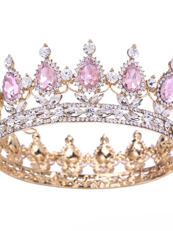 Bandeau à couronne en strass en forme de larme L2879 pour la vente par Ole