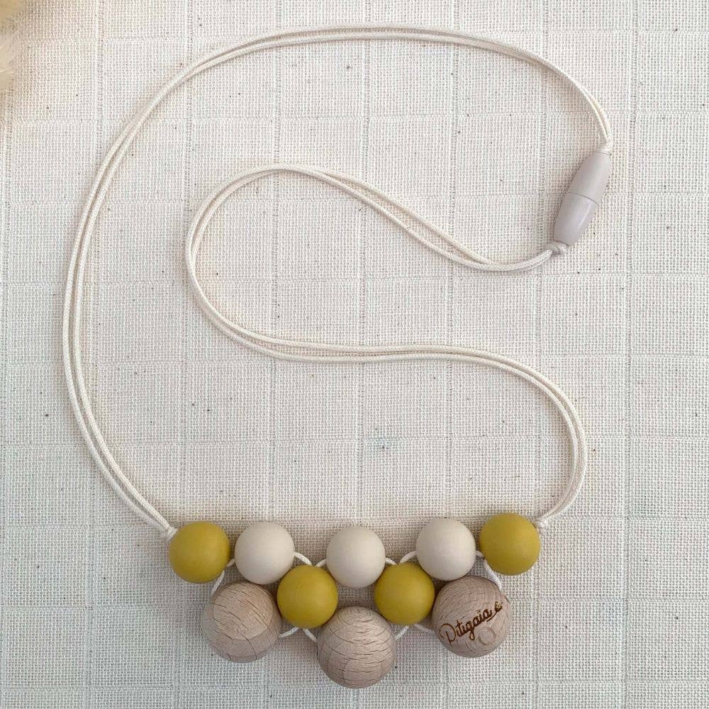 Pitigaïa - Vendita all'ingrosso Massaggiagengive (senza clip) - Neonati - Collana per Allattamento e Babywearing in Silicone e Faggio2