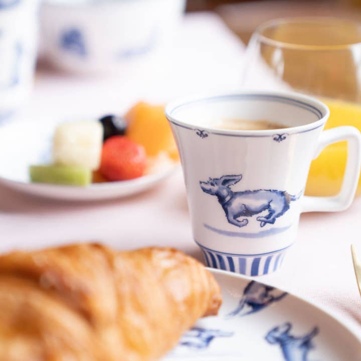 Heinen Delfts Blauw - Wholesale Coffee mug - Dachshund Nhaan coffee mug