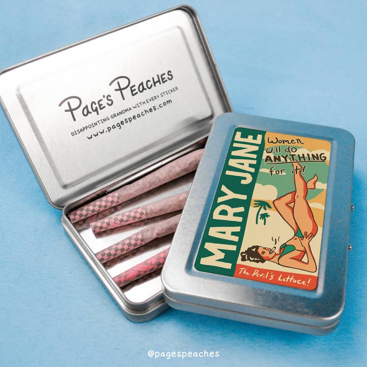 Page's Peaches - Wholesale Cigarette Case - Mary Jane Cigarette Case NEW STYLE4