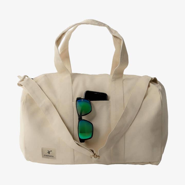 ECO Y Gym Bag vegan sports bag made from 100% organic cotton zen for wholesale by treeletic®