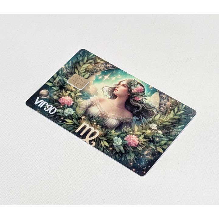 JTV Designs - Wholesale Phone & Laptop Stickers - Virgo Zodiac Sign Credit/Debit Card Sticker, Skin, Cover2