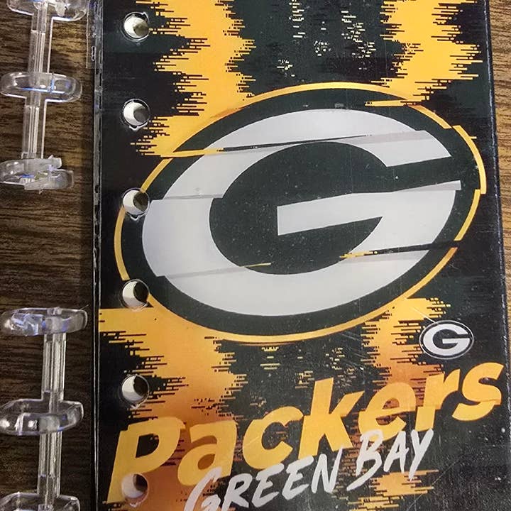 Carnet rechargeable en acrylique des Green Bay Packers pour la vente par Hylidae Boutique