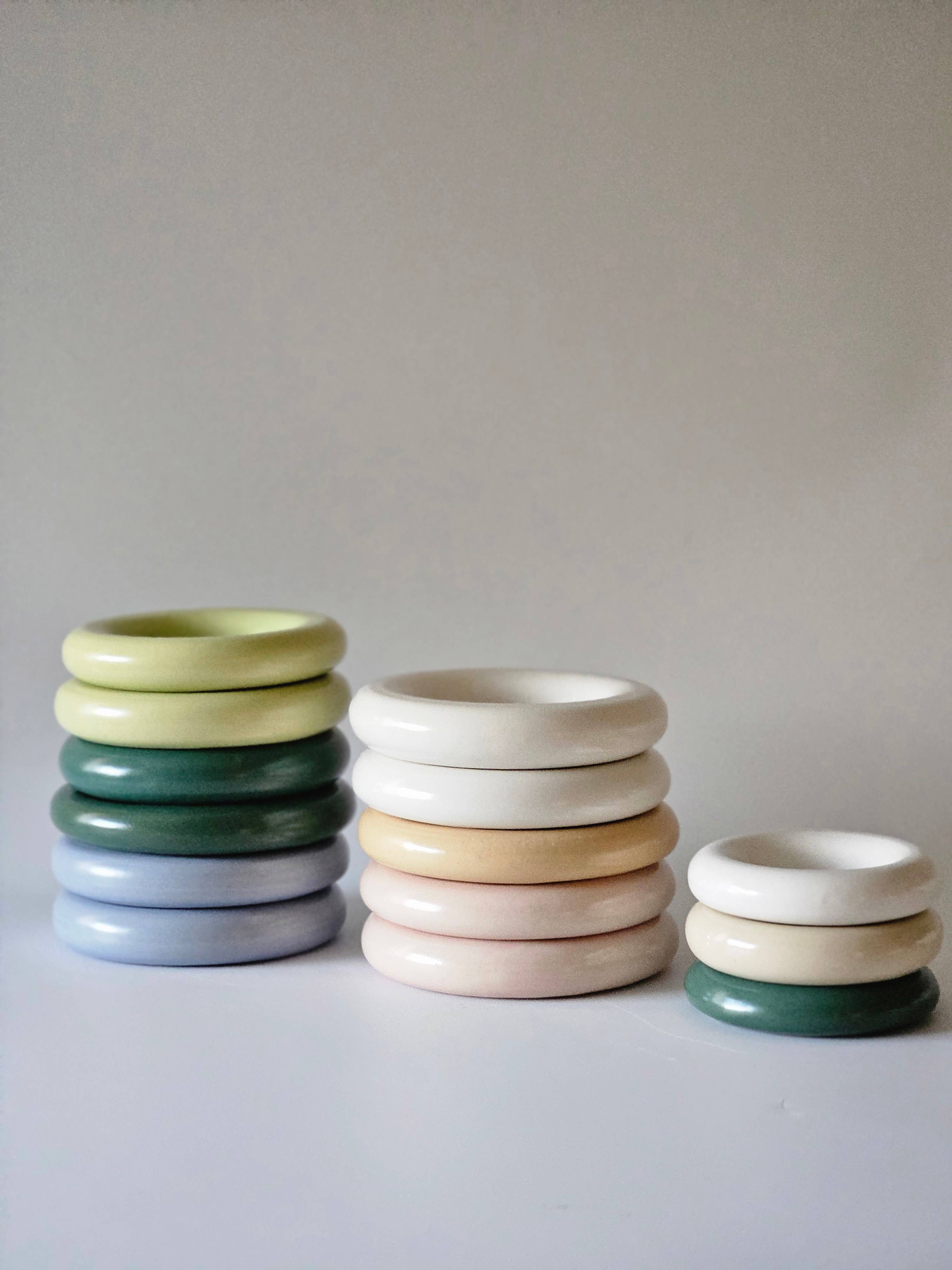 Bad Dogs Studio - Wholesale Jewelry Dish - Donut Dish • Handmade Ceramic Chunky Rounded Bubble Tray9