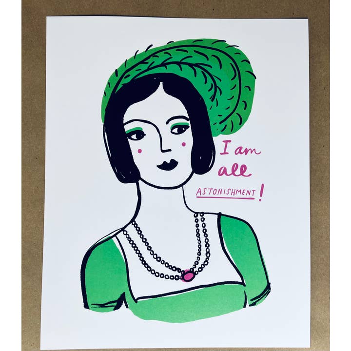 Poster stampato 8x10 - I Am All Astonishment per la vendita all'ingrosso da parte di Colleen Harrington Studio