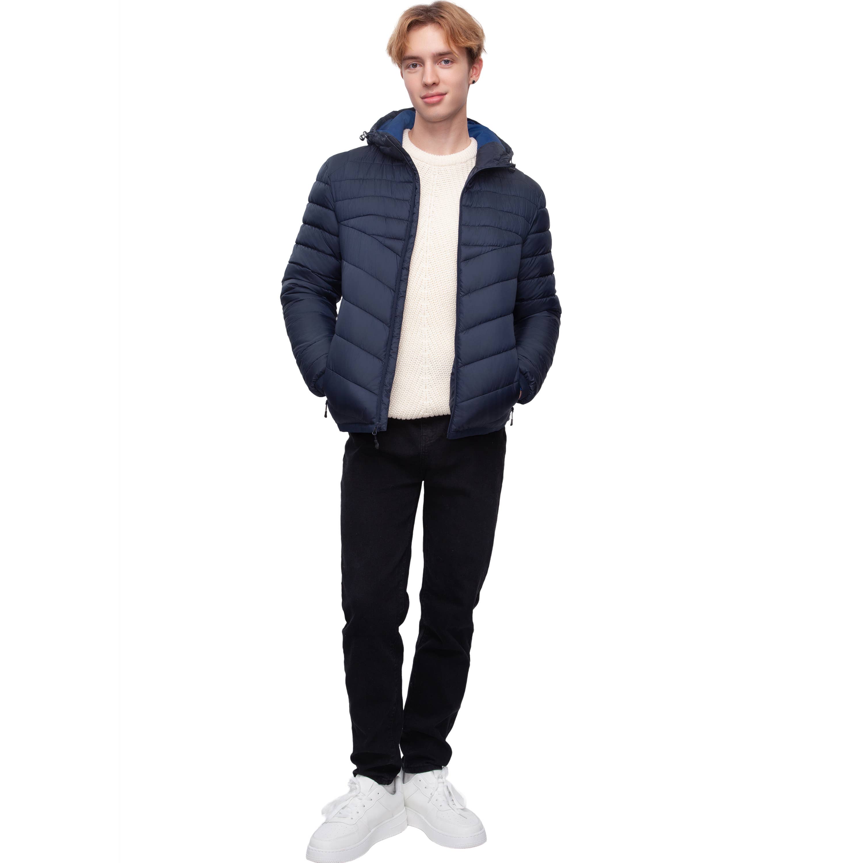 Rokka & Rolla - Wholesale Puffer Jacket - Men's - Men's Light Puffer Jacket Coat2