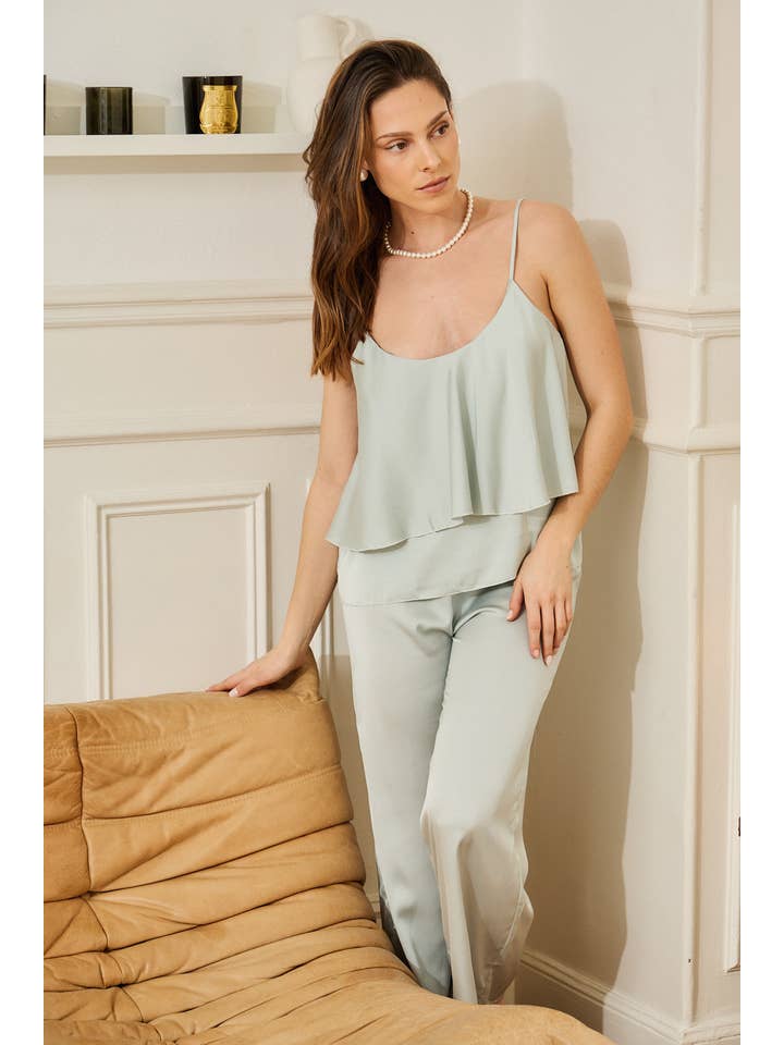 SUNTEX - Wholesale Chemise - Women's - 2-piece pajama set with stylish pants13