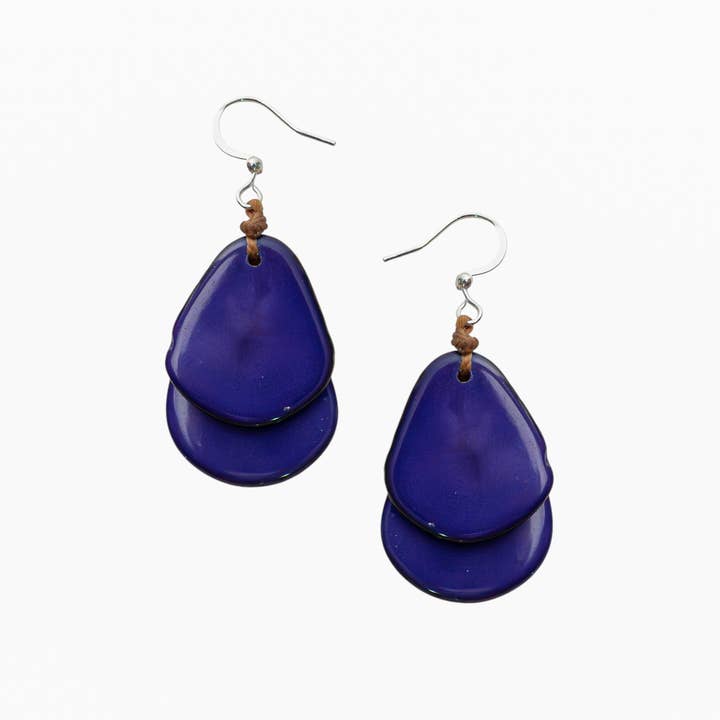 Organic Tagua Jewelry – wholesale Hängande örhängen – Fiesta Örhängen58