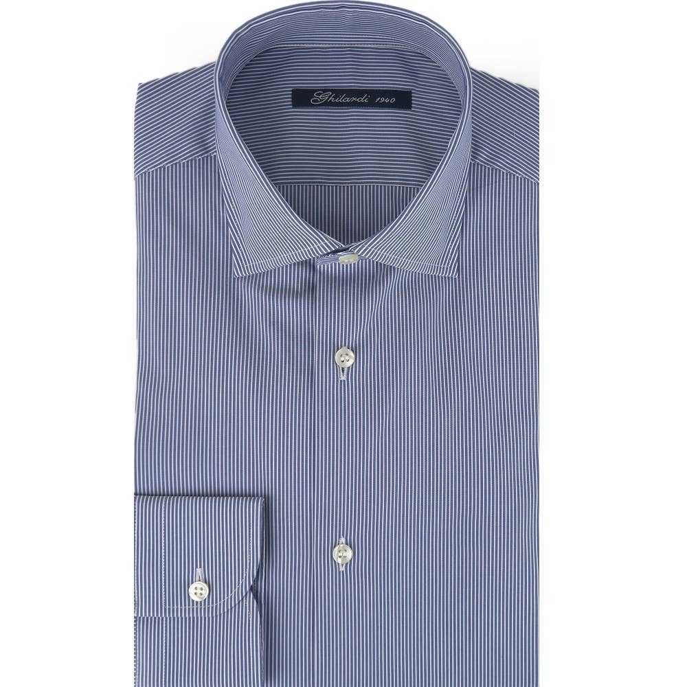 GHILARDI 1940,  E. MECCI - Wholesale Shirt - Men's - Men's shirt in super stretch stretch Made in Italy4