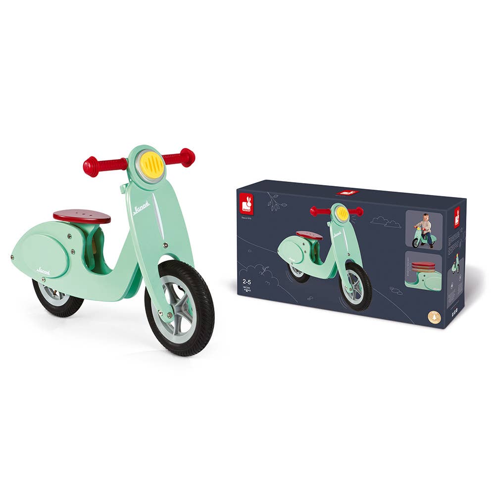 Janod - Vente Vélo et trottinette – enfant - Mint Scooter - Draisienne3