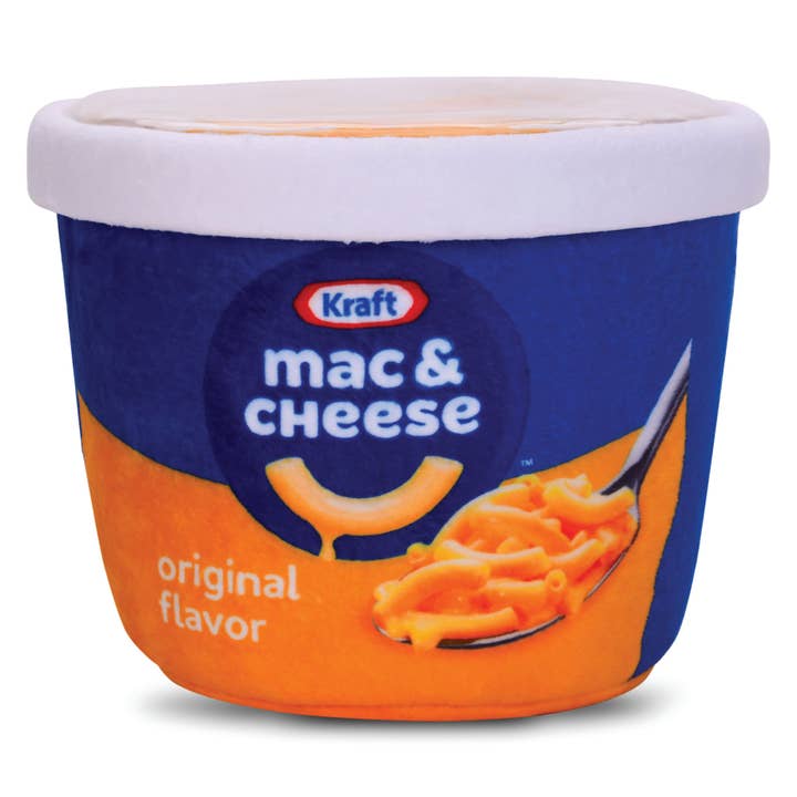 Iscream - Wholesale Stuffed/Plush Toy - Kids & Baby - KRAFT MAC AND CHEESE MICROWAVE PACKAGING PLUSH