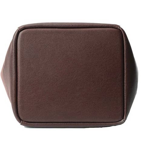 Sook Stainable - Wholesale Shoulder bag – women's - Genuine Leather Minimalism Bucket Shape Shoulder Tote Bag21