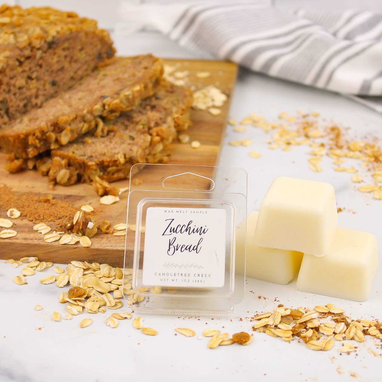 Candletree Creek - Vente Fondants - Pain aux courgettes 1oz Wax Melt